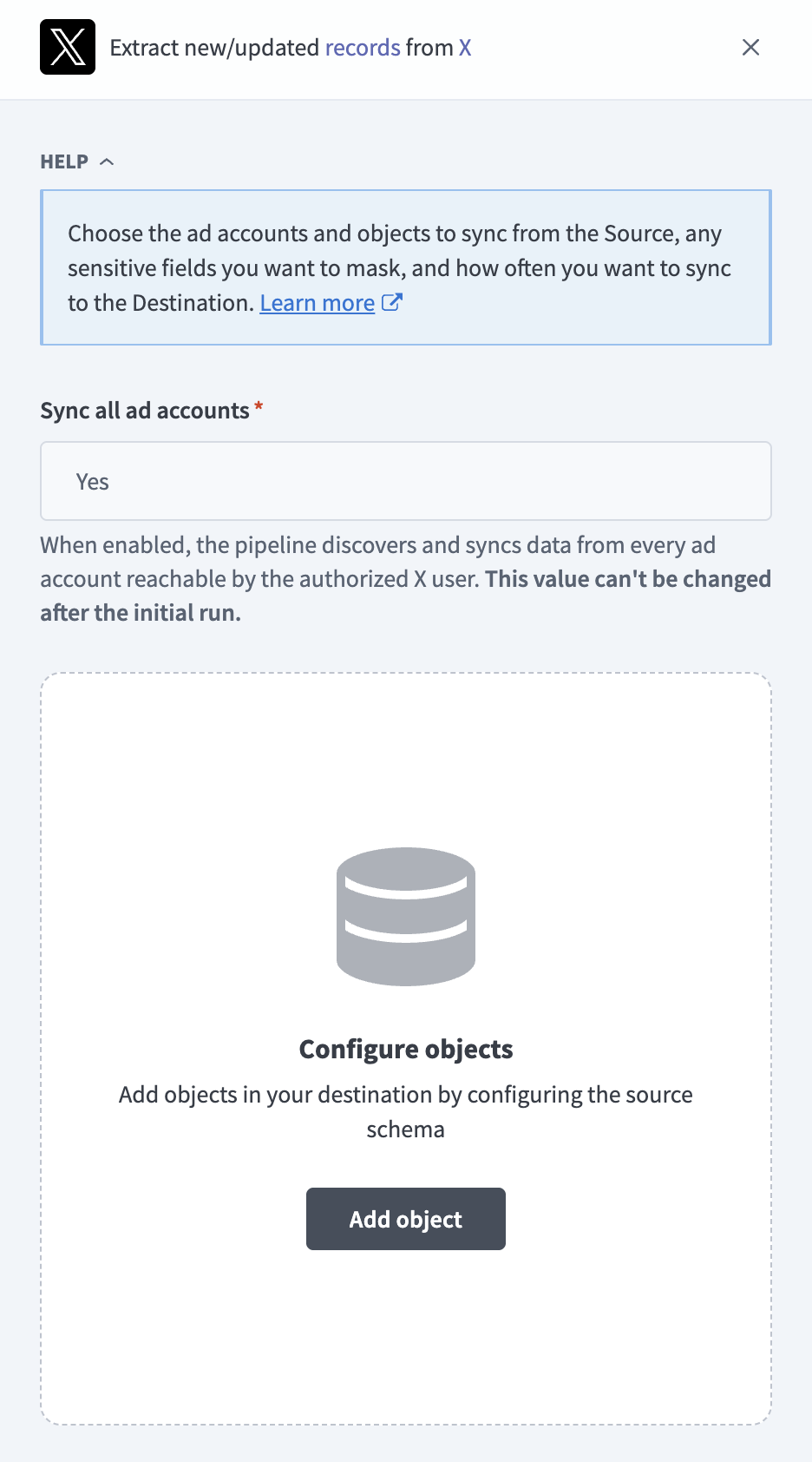 Add X objects