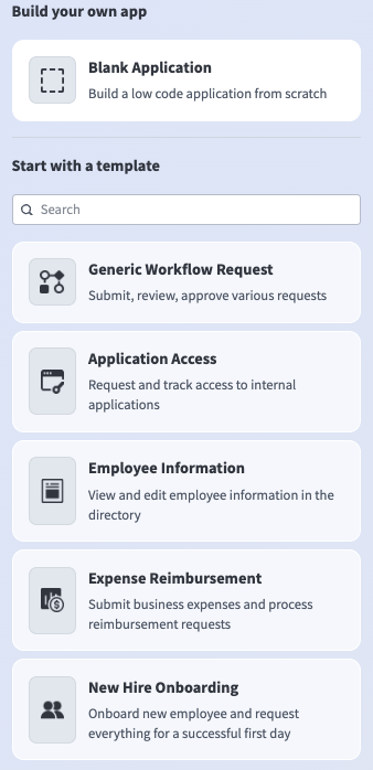 App template