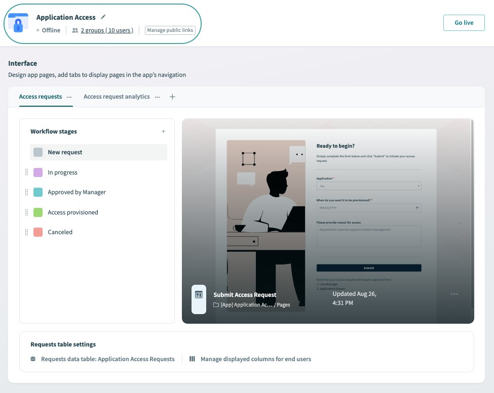 App view