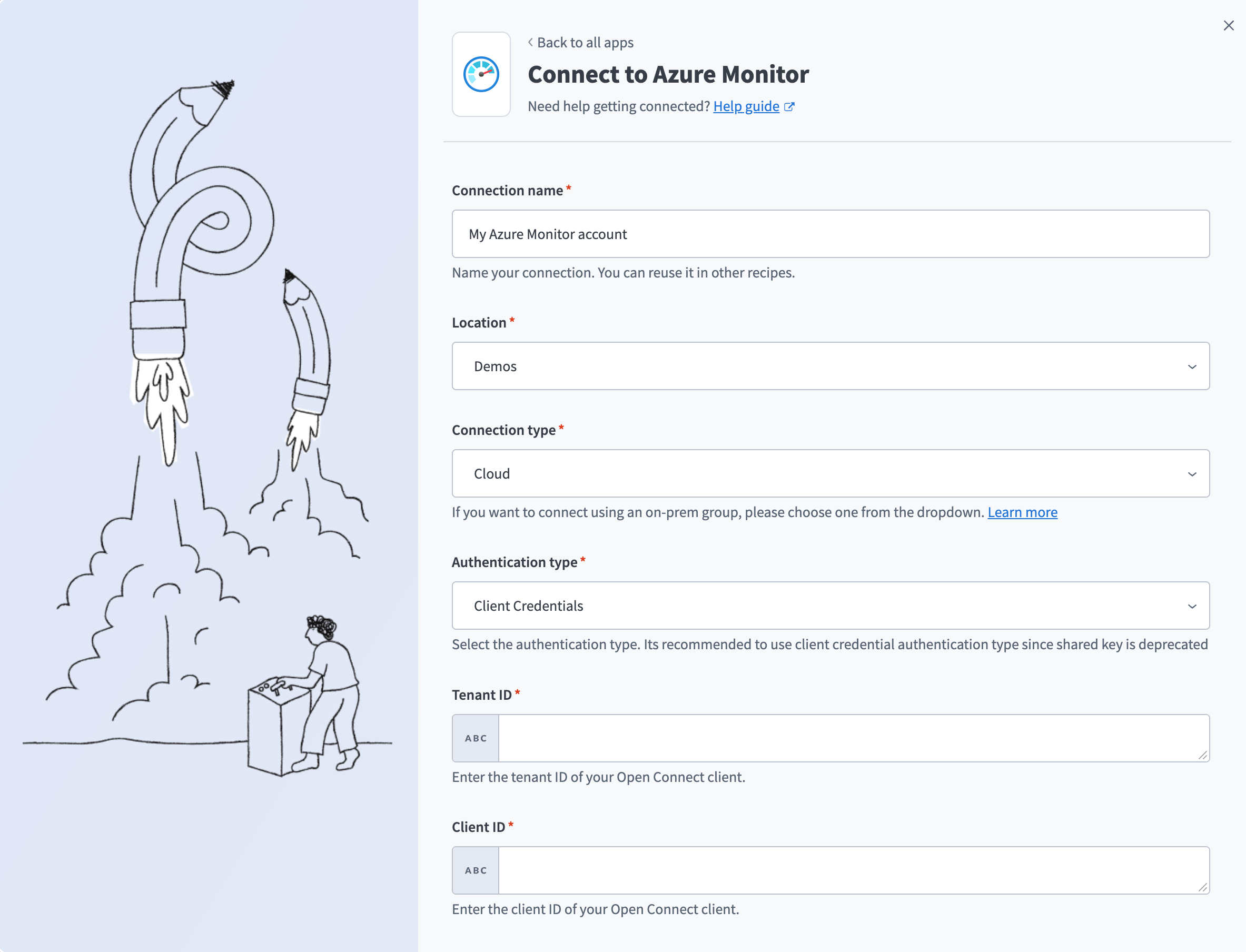Connect to Azure Monitor