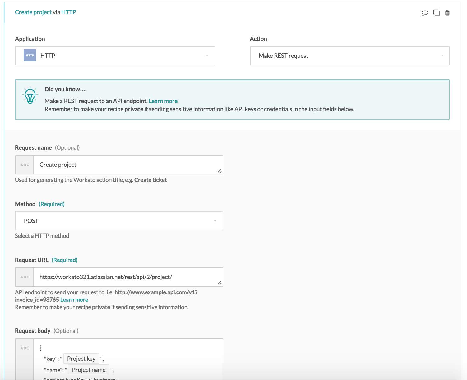 configured JIRA