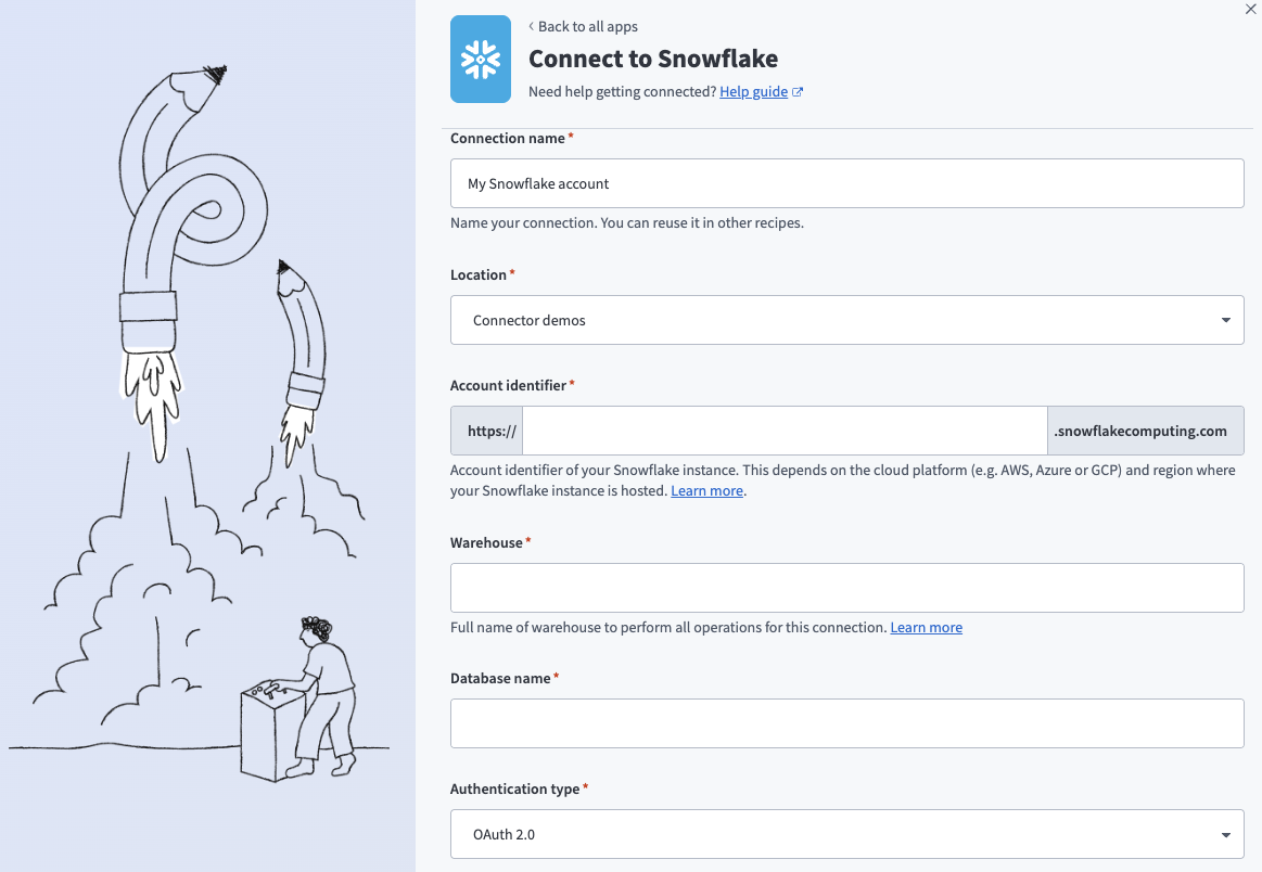Snowflake OAuth 2.0 connection