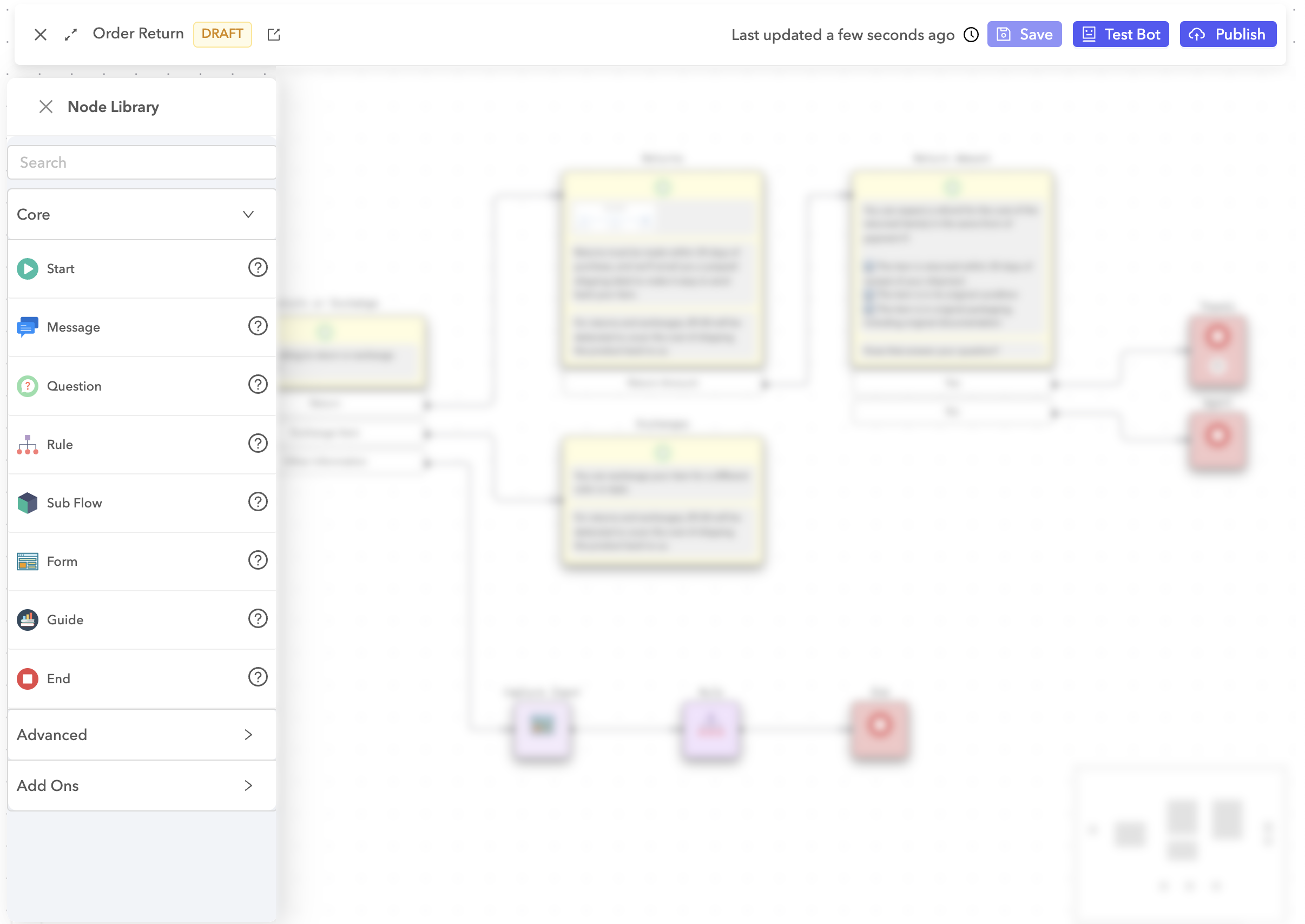 Core nodes
