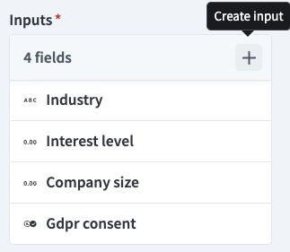 Create a new field