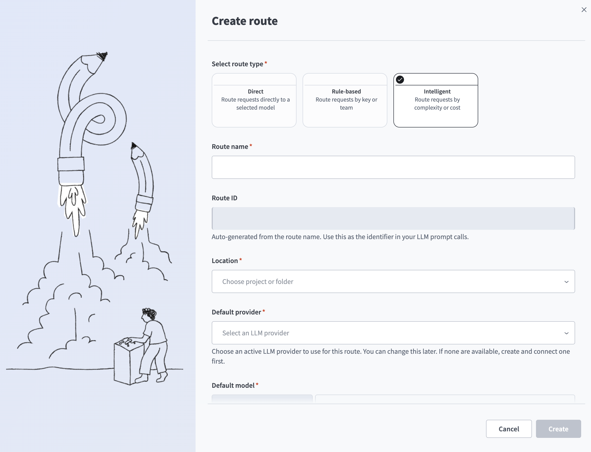 Create route