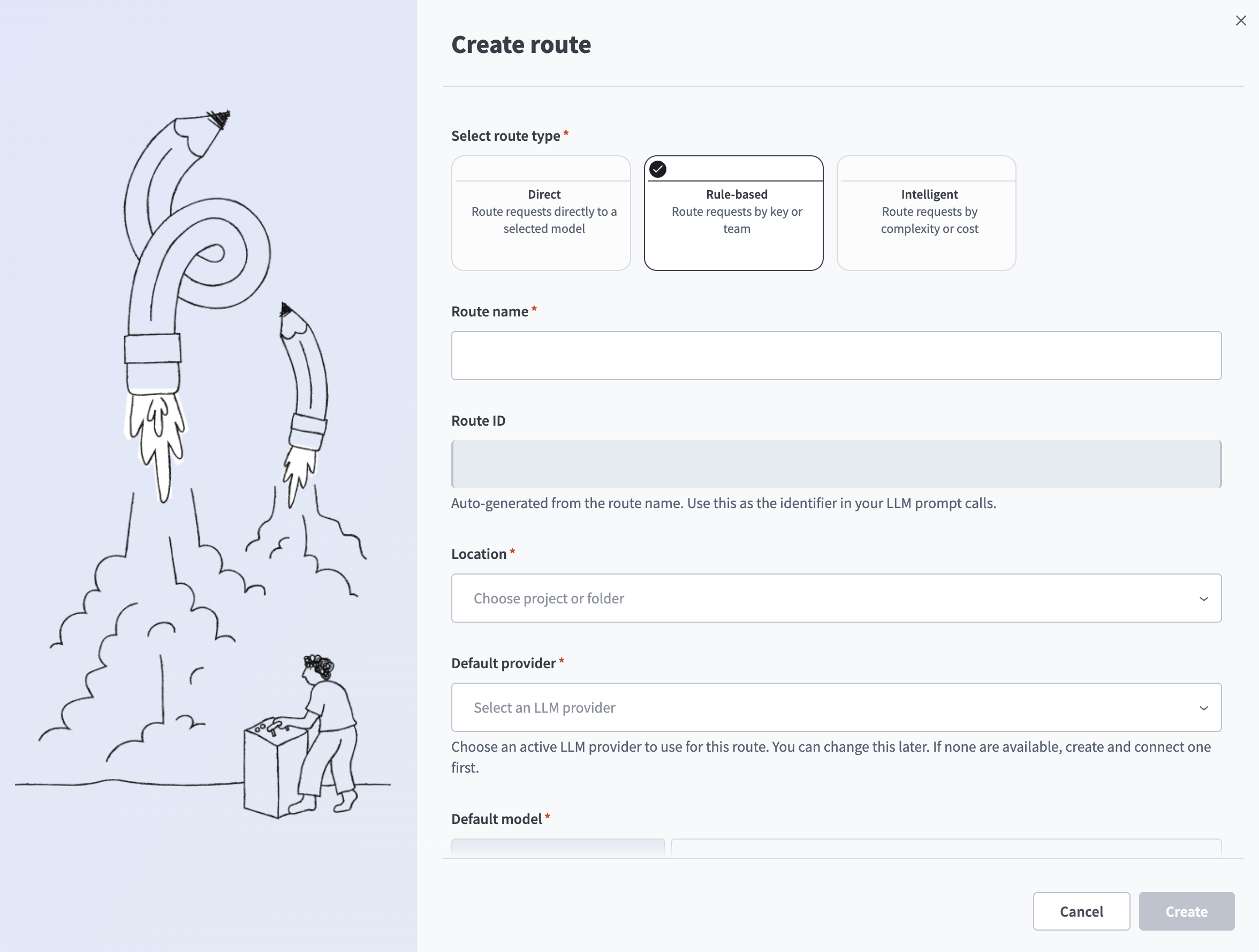 Create route