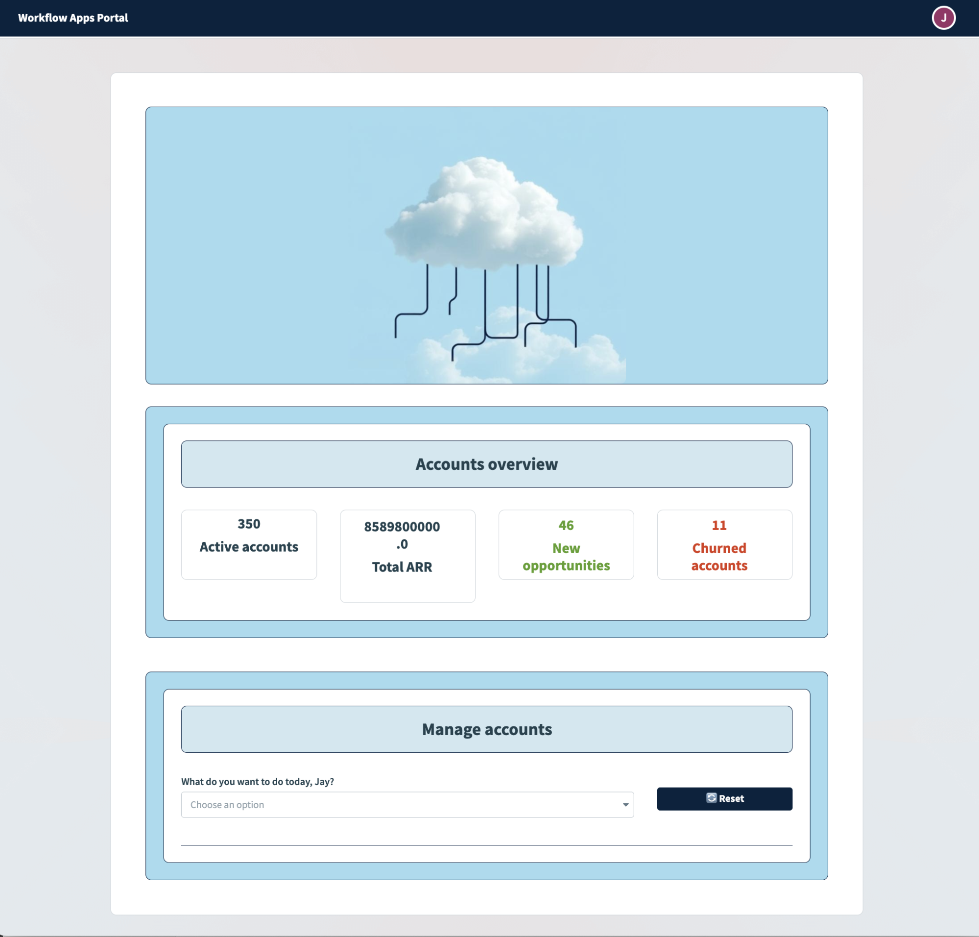 Front-end CRM app