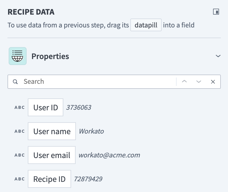 Default datapills