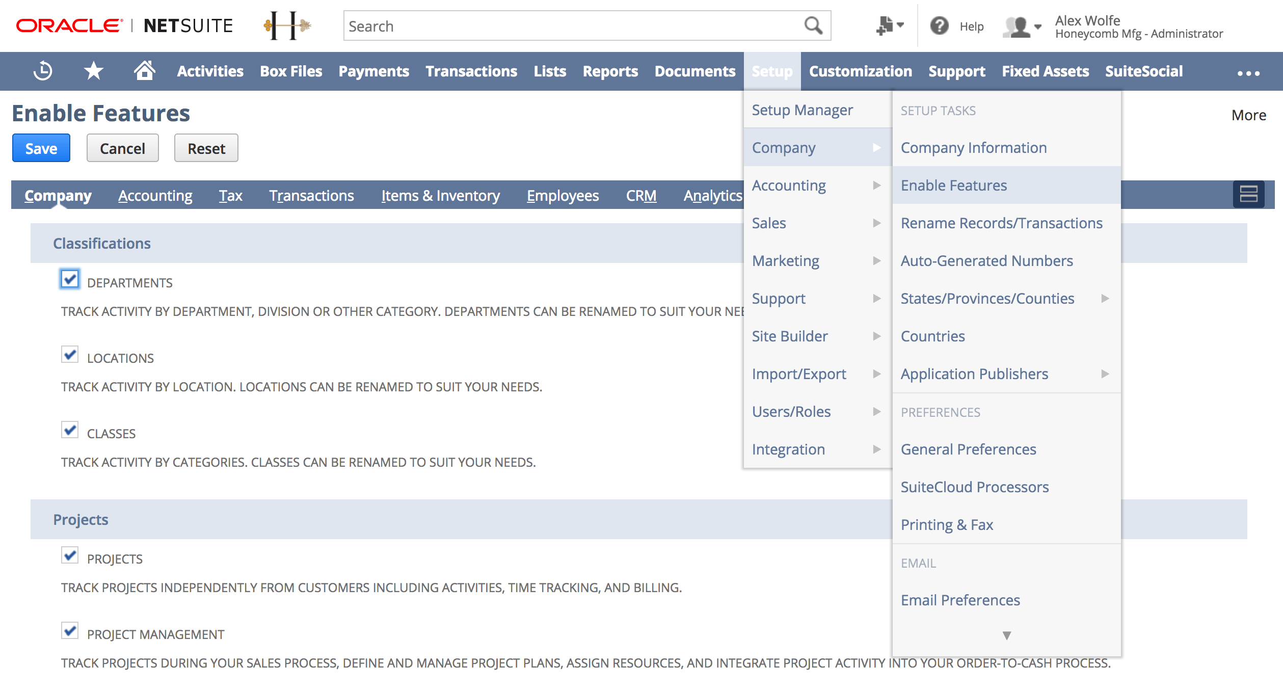 Navigate to Setup > Company > Enabled Features > SuiteCloud