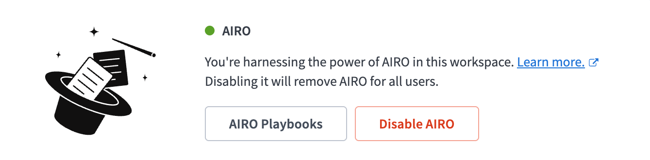 Click AIRO Playbooks