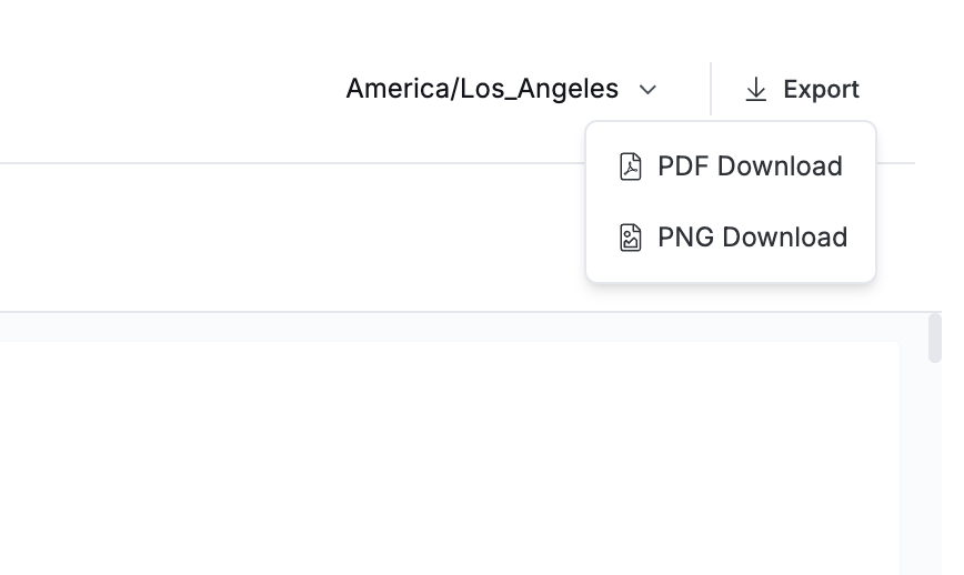 Export analytics