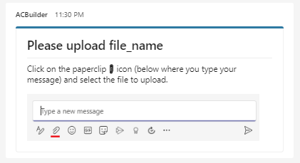 File parameter