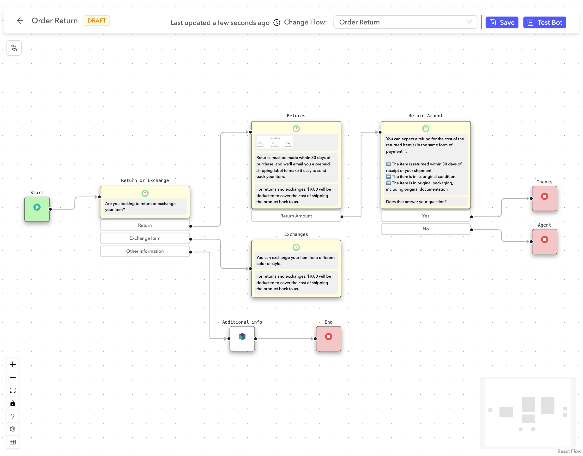 Build flows