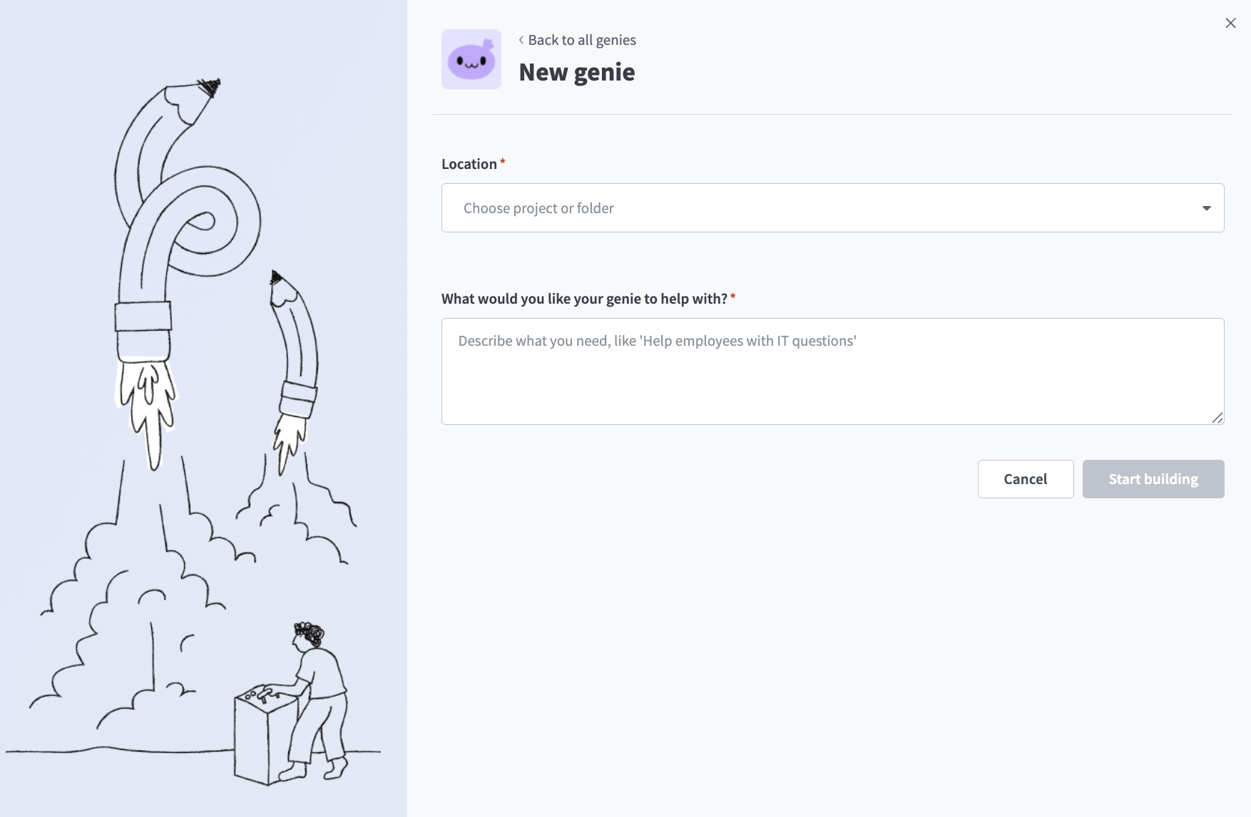 Create a genie