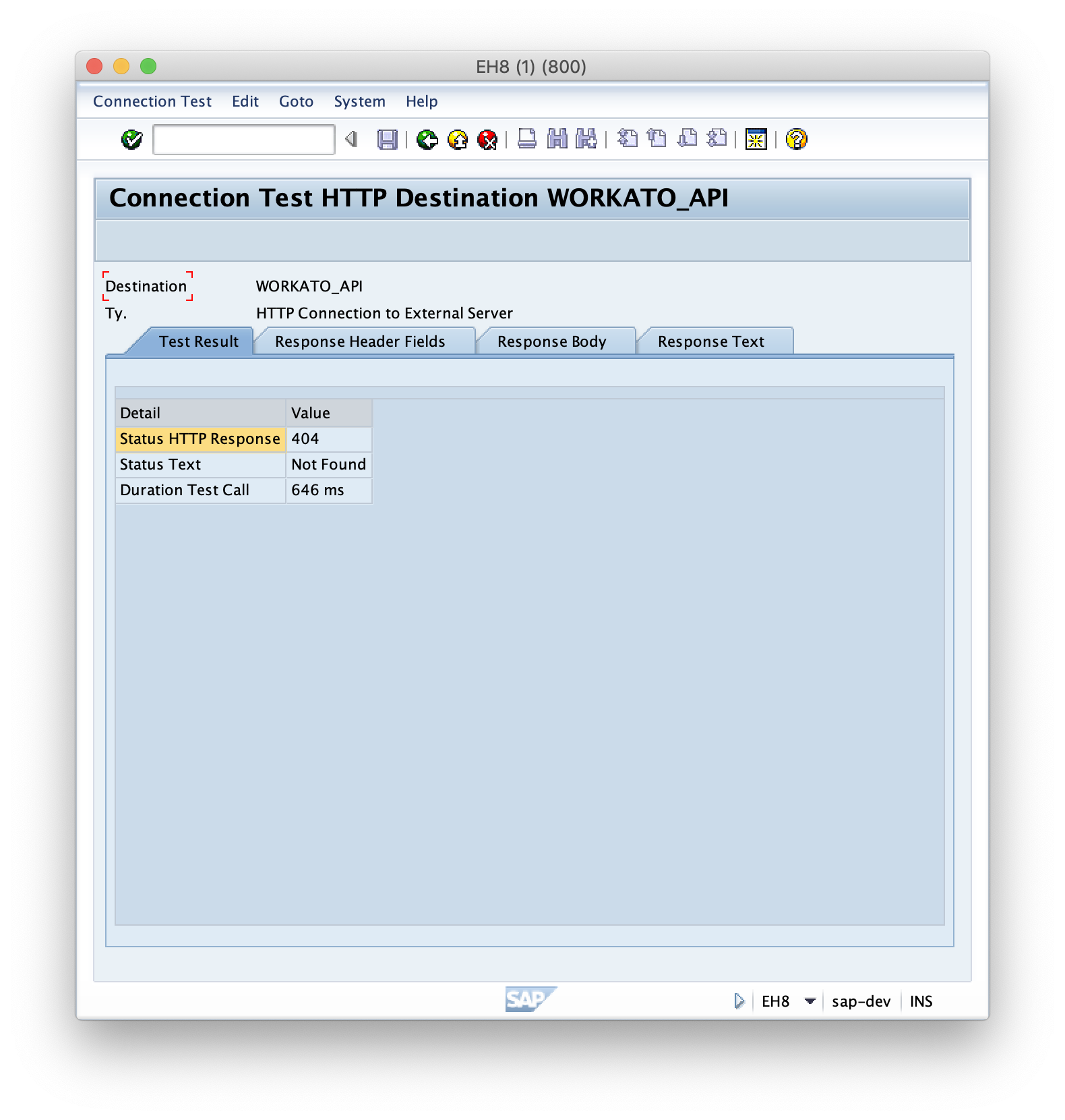 404 Not Found エラーメッセージ