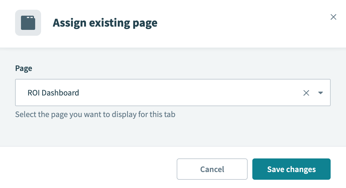 Assign the dashboard to your Workflow app