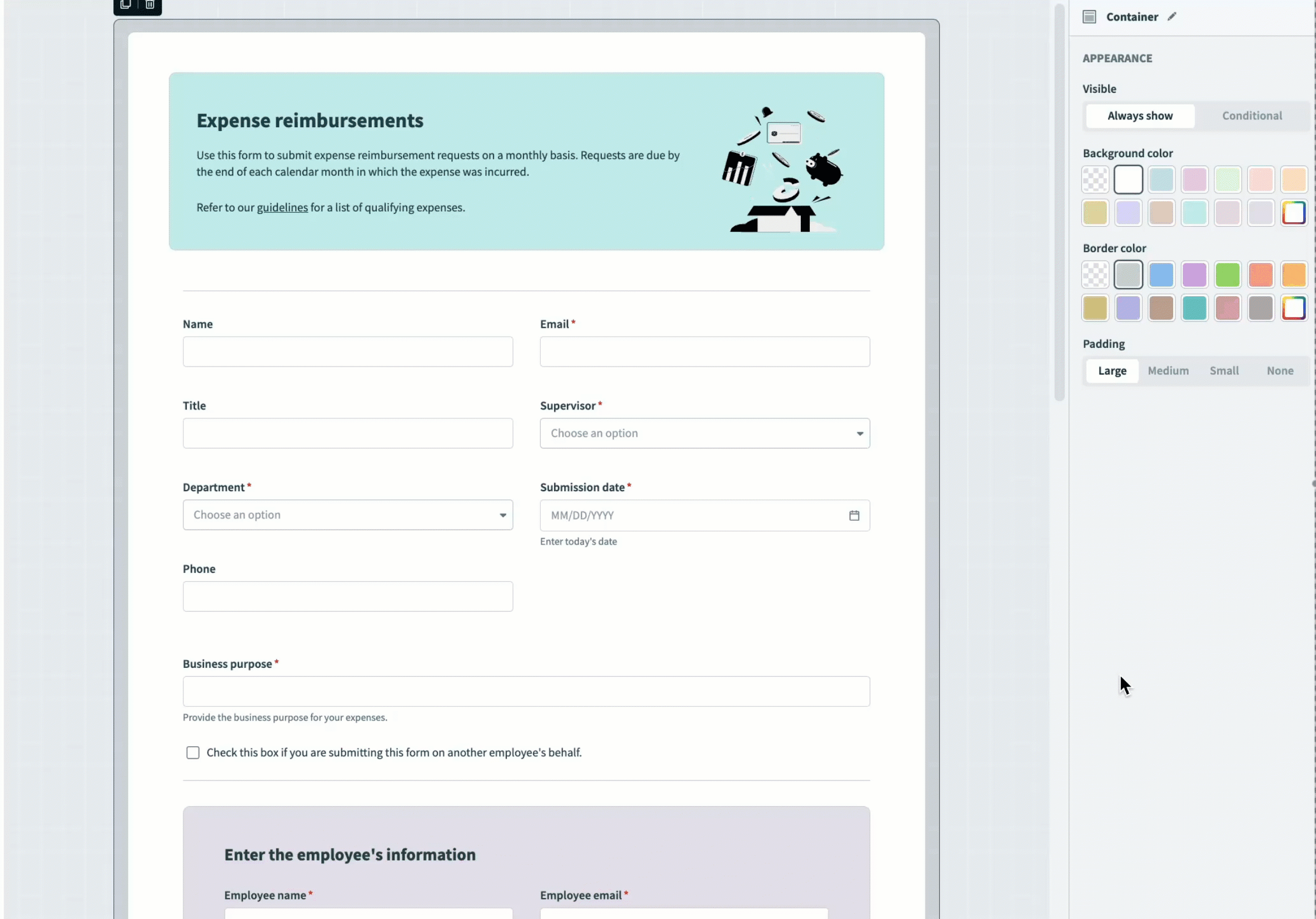 Duplicate a component