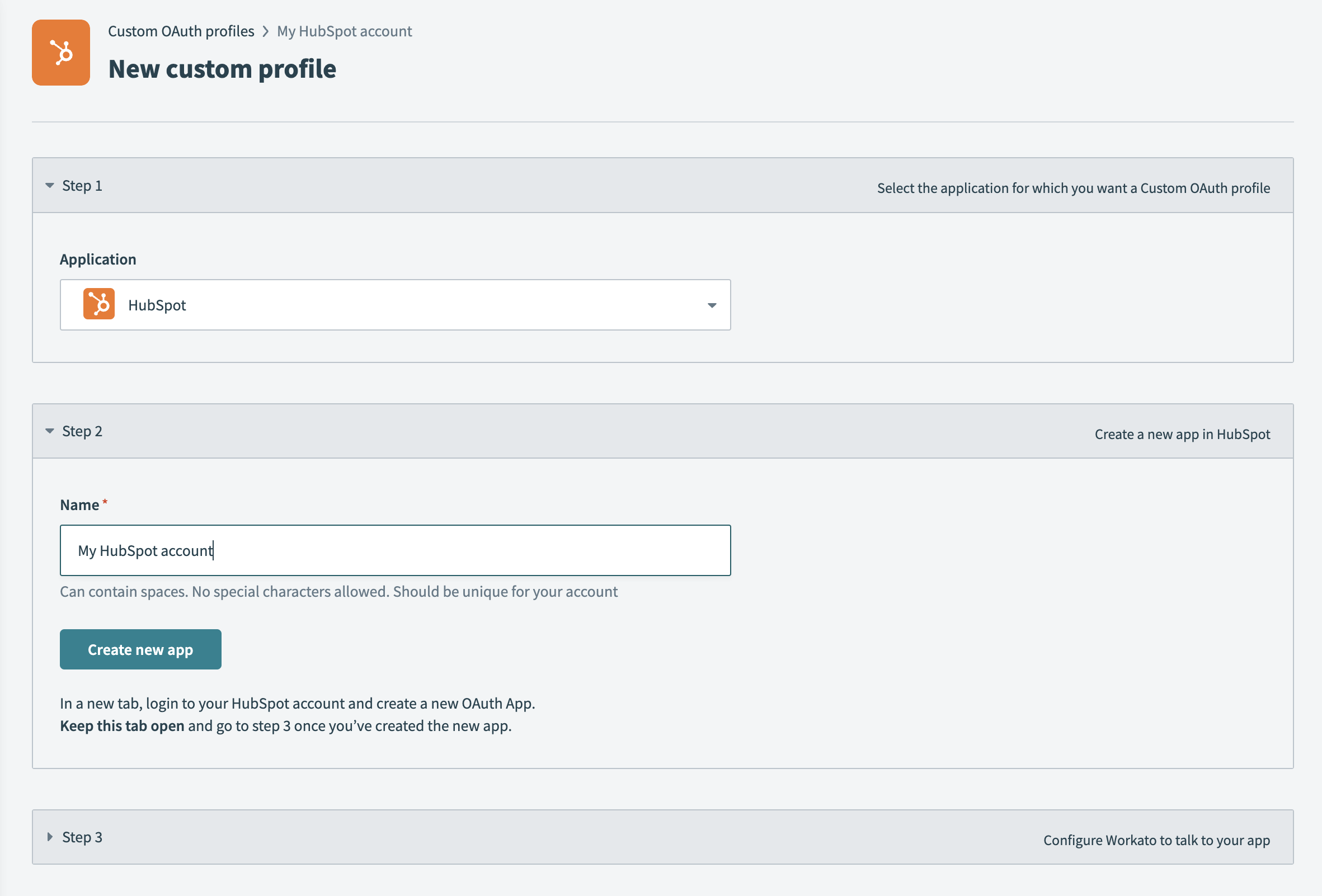 Name the application