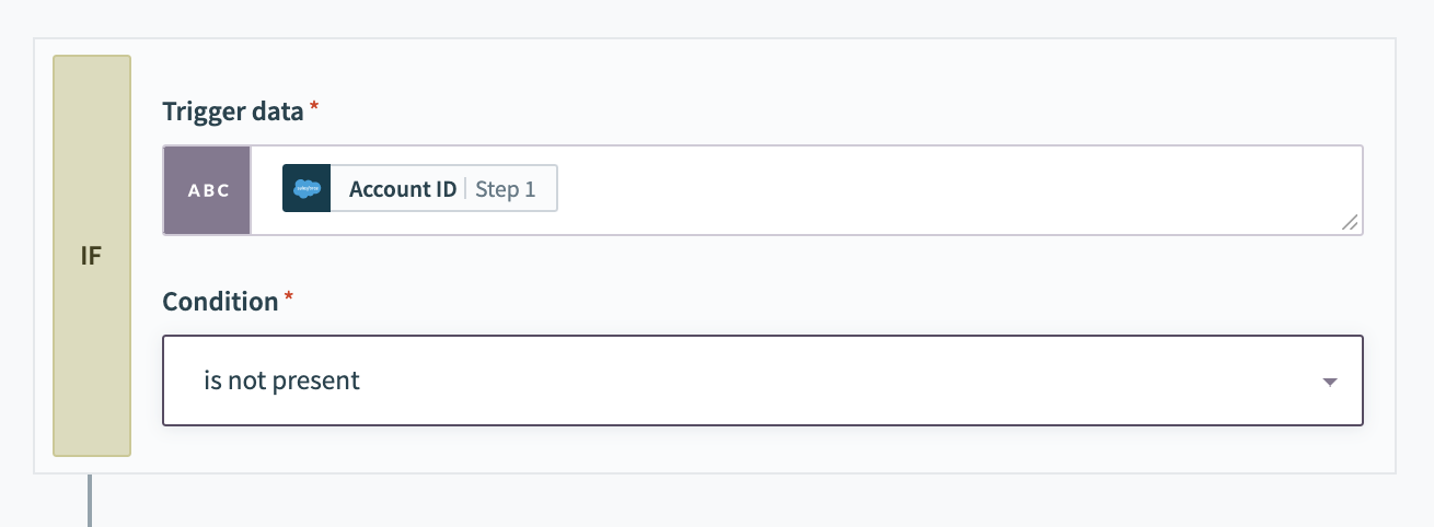 is not present レシピの例