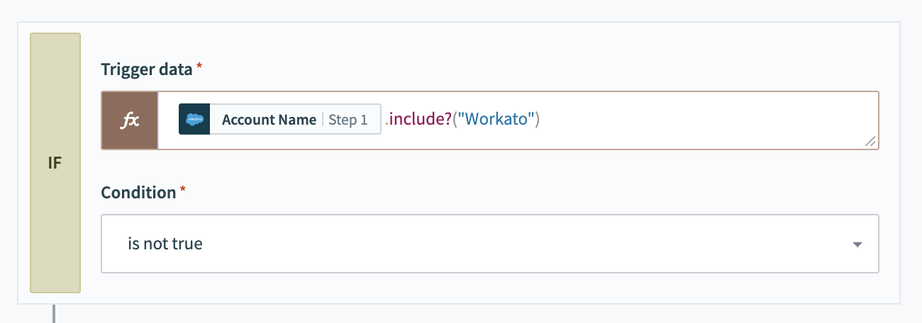 is not true レシピの例