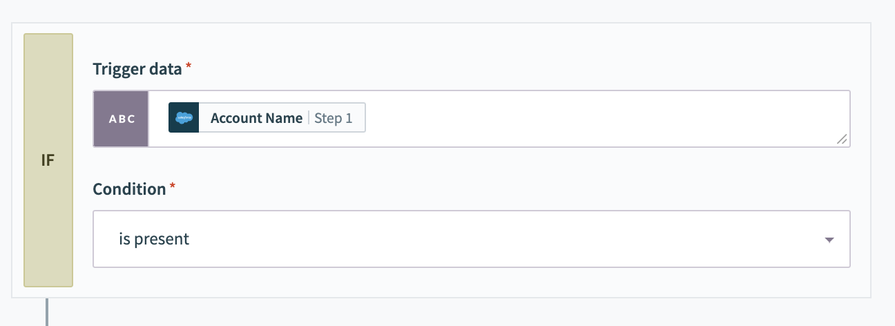 is present レシピの例