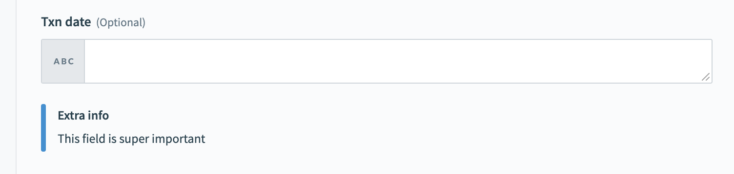 ヘルプテキストのヒント