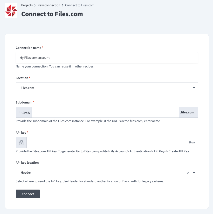 Files.com Connection