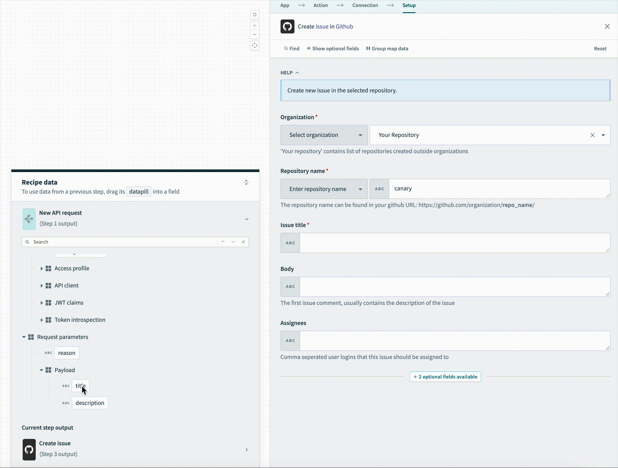 Map GitHub datapills