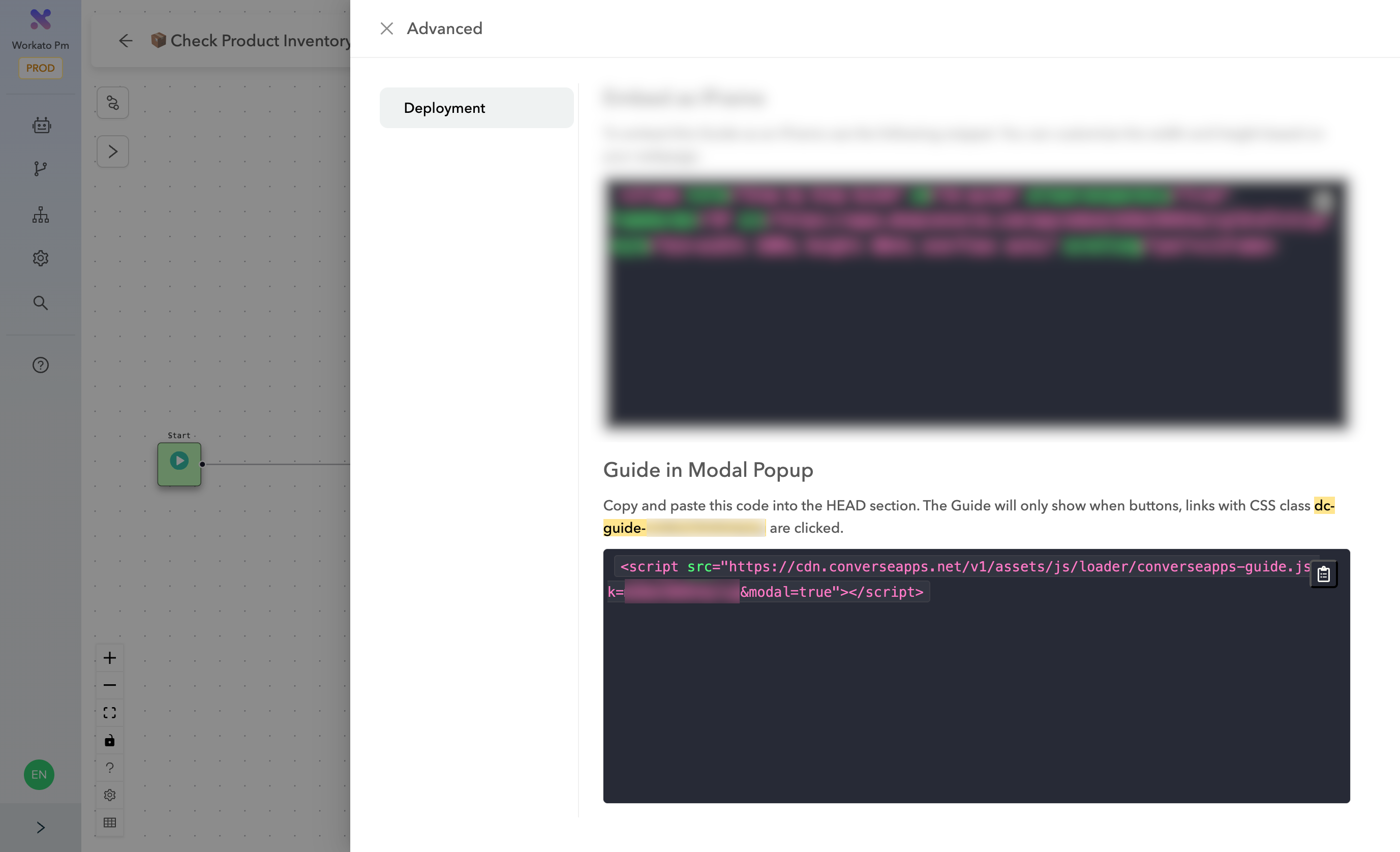 Copy the code snippet