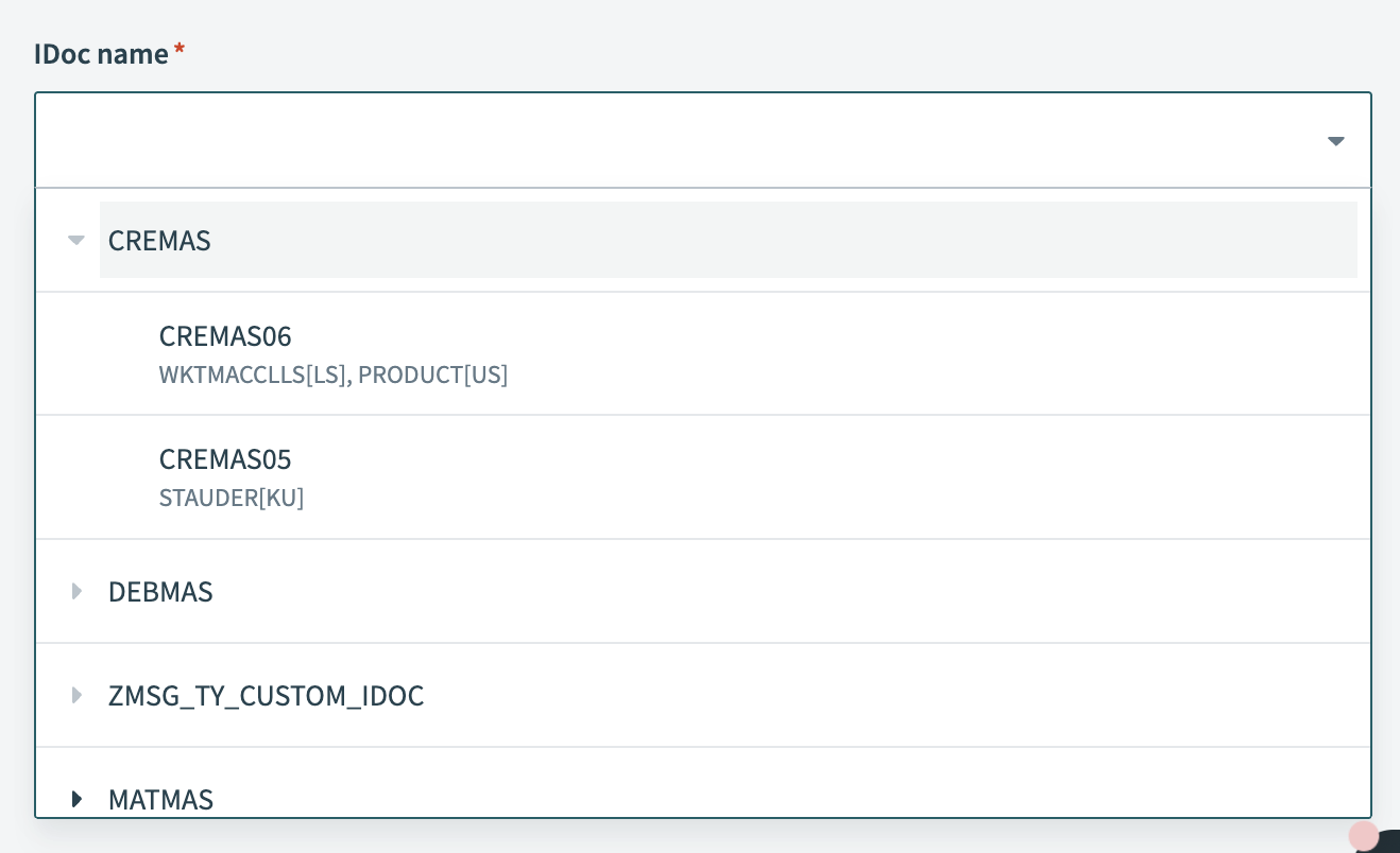 Trigger New IDoc Description