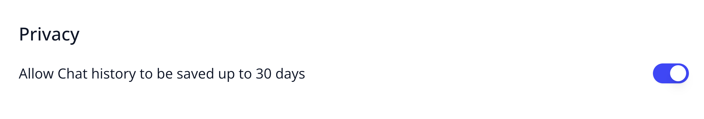 Workato GO privacy setting