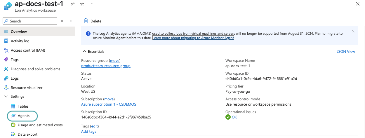 Locate agent management
