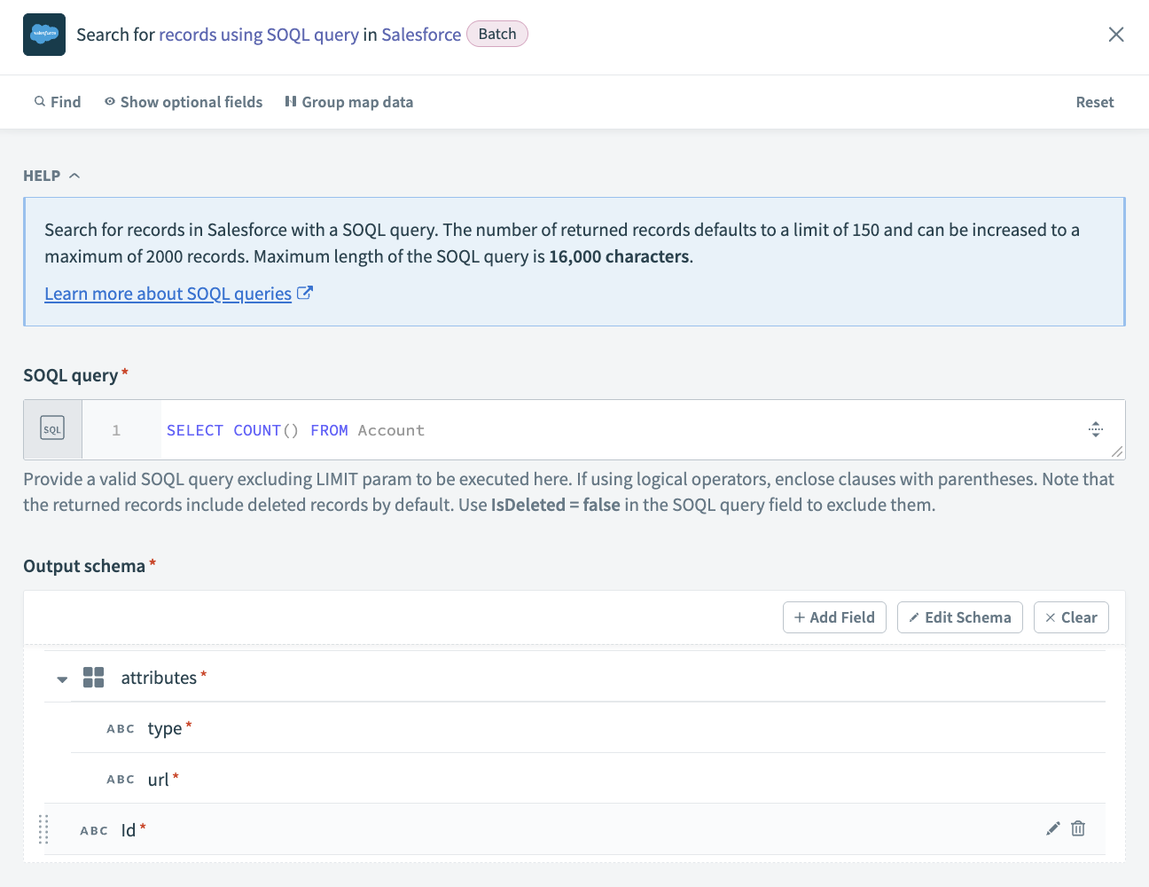 Search records using SOQL query