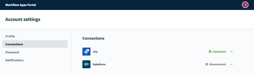 View personal connections