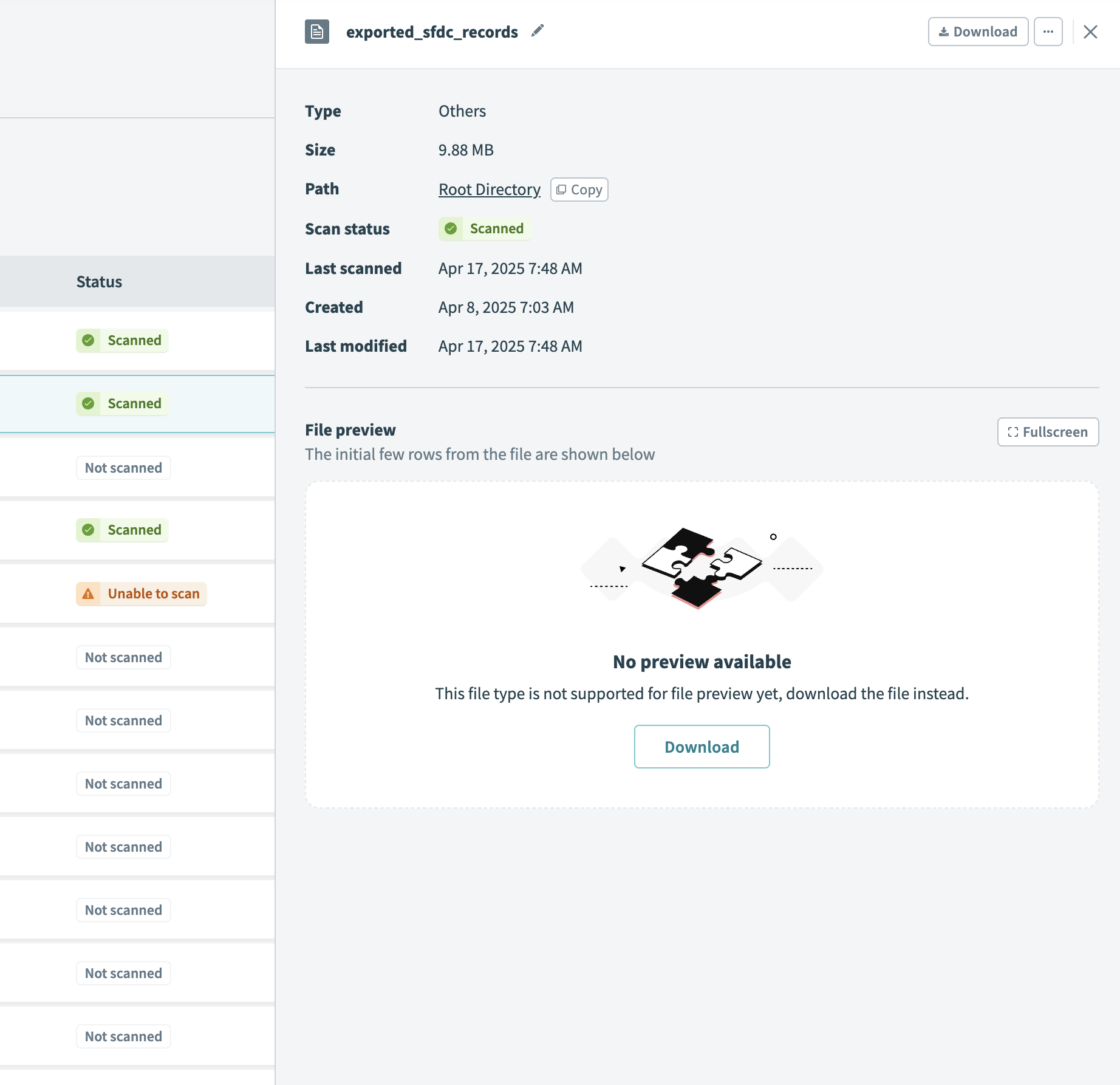 FileStorage root directory