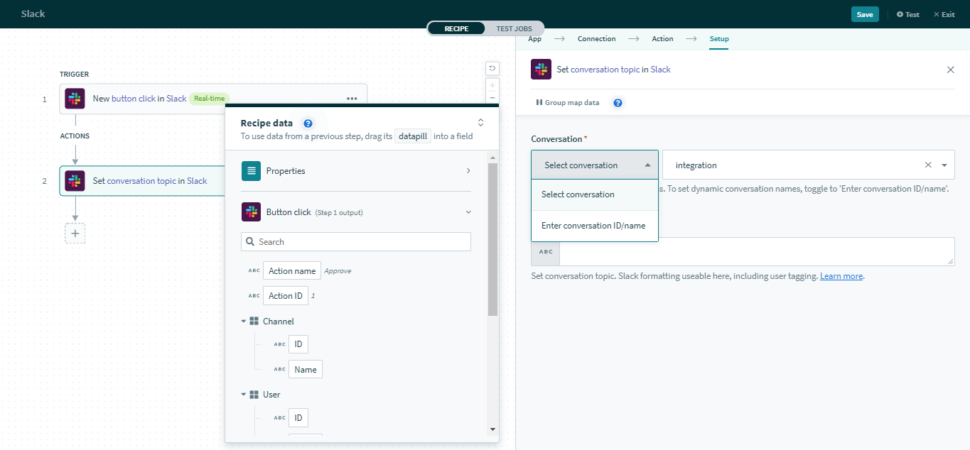 チャンネルの選択