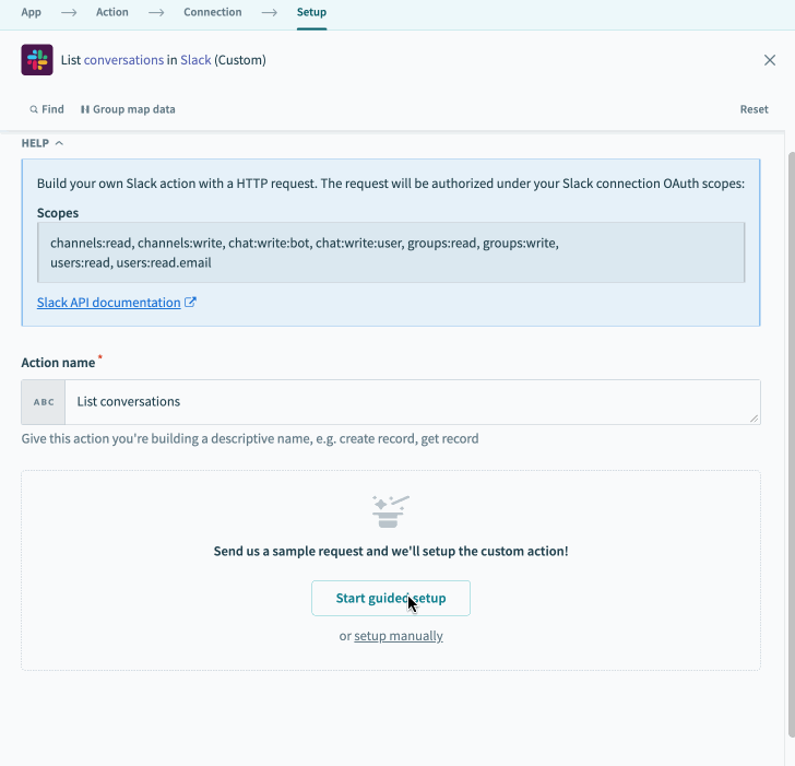Additional fields show up when you select HTTP method