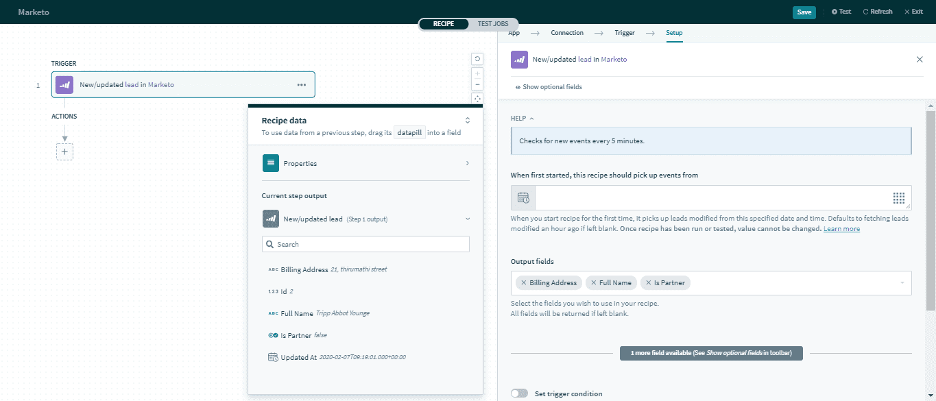 新規/更新されたリードトリガー