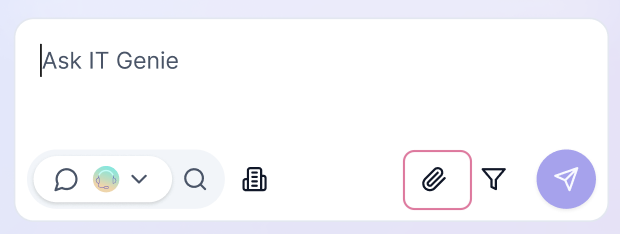 Click the attachment icon