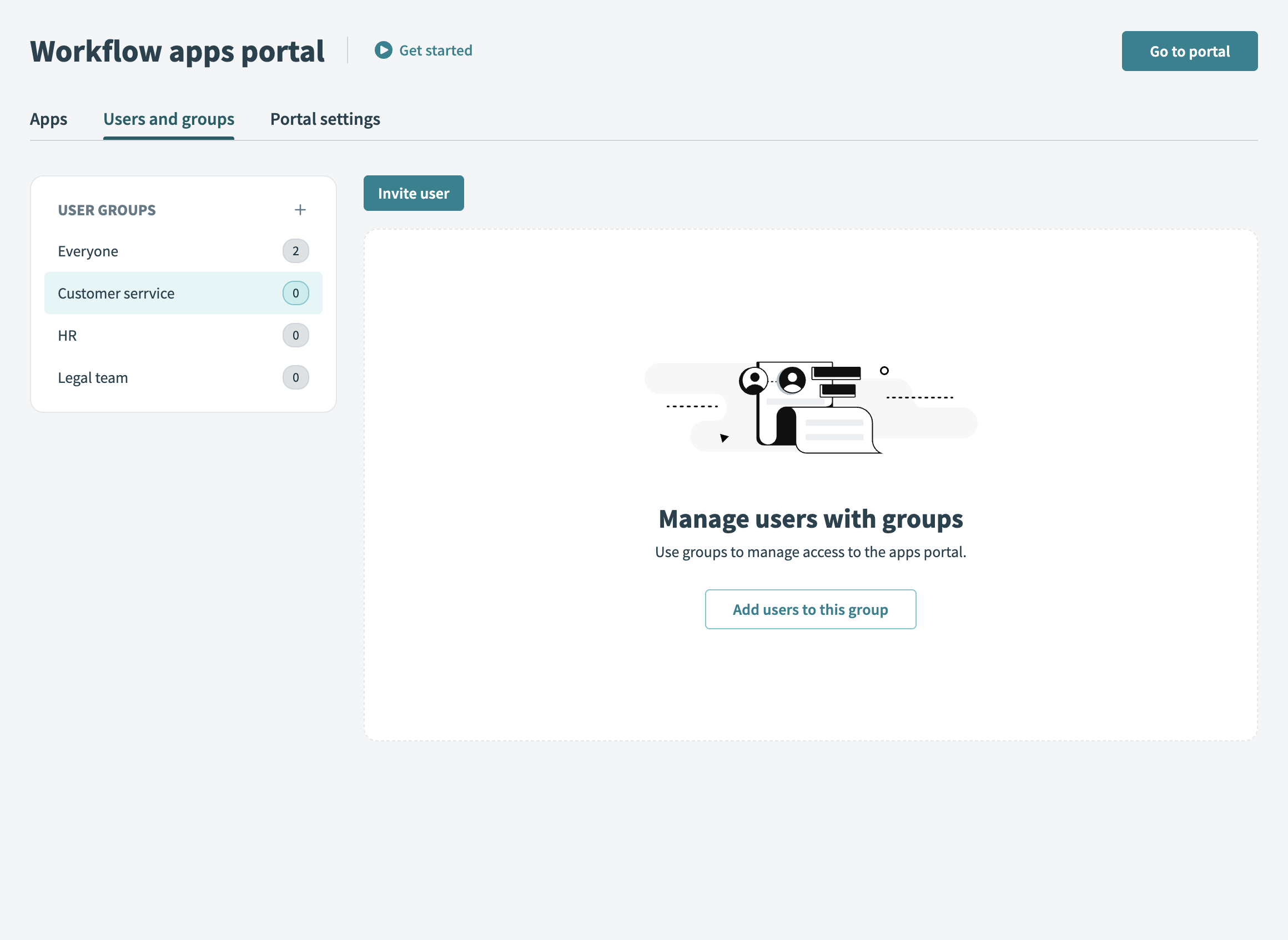 Add users to a group