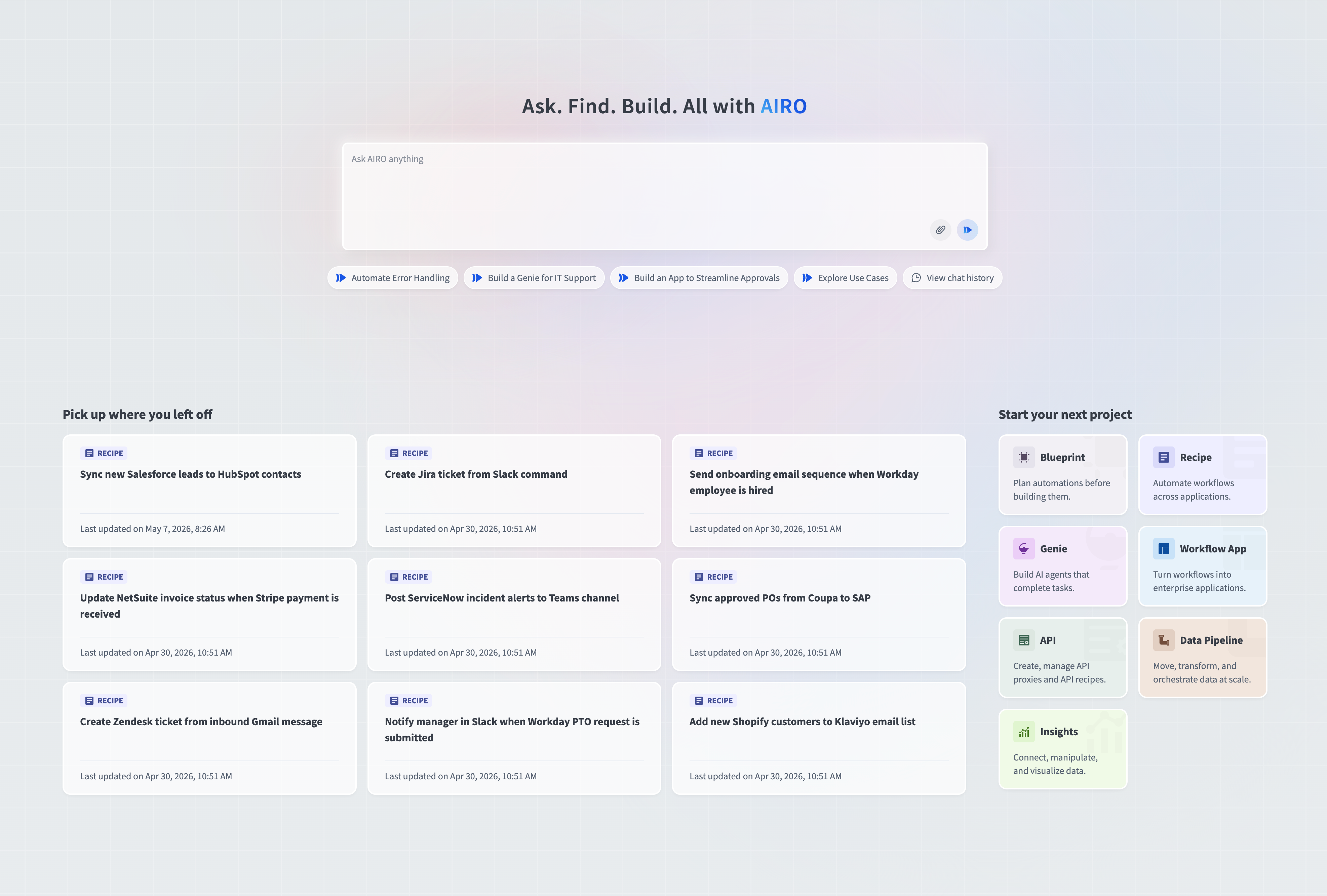 Homepage