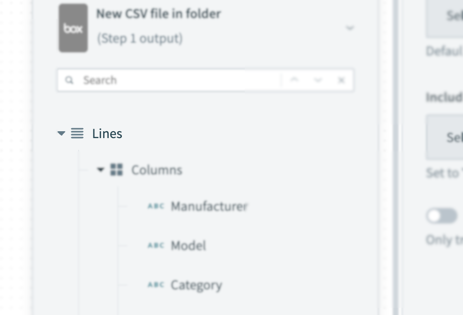List datatree icon