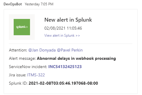 Mentions example