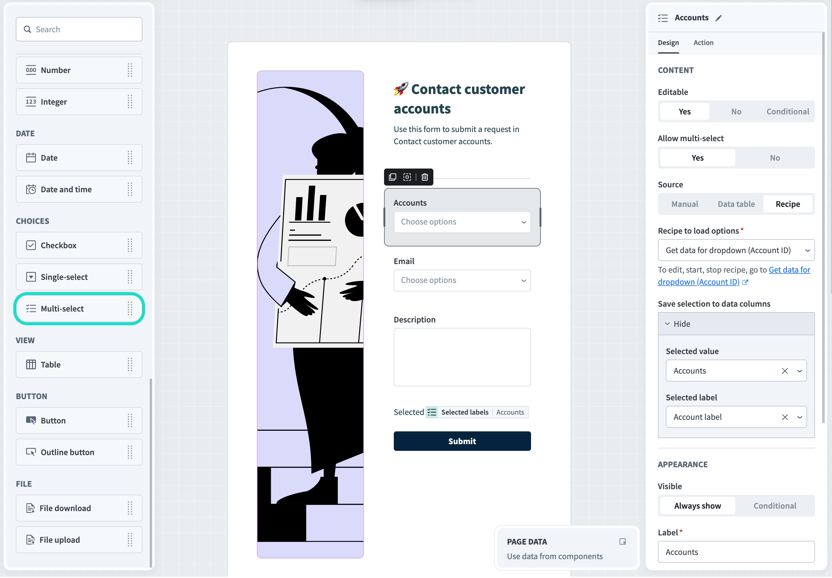 Multi-select component