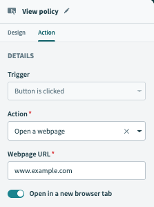 Open a webpage