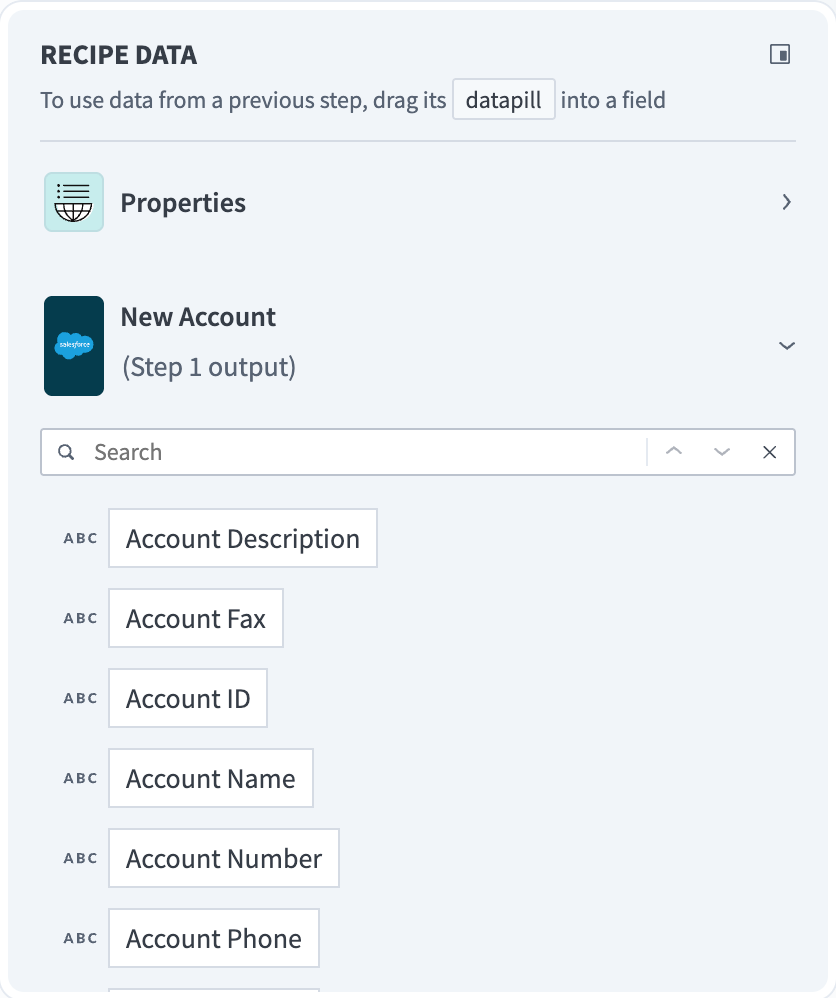 Output datatree