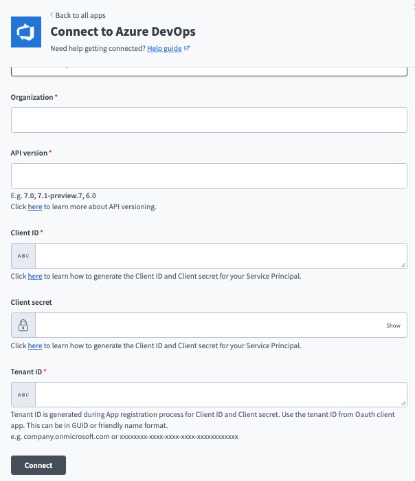 Service principal grant authentication