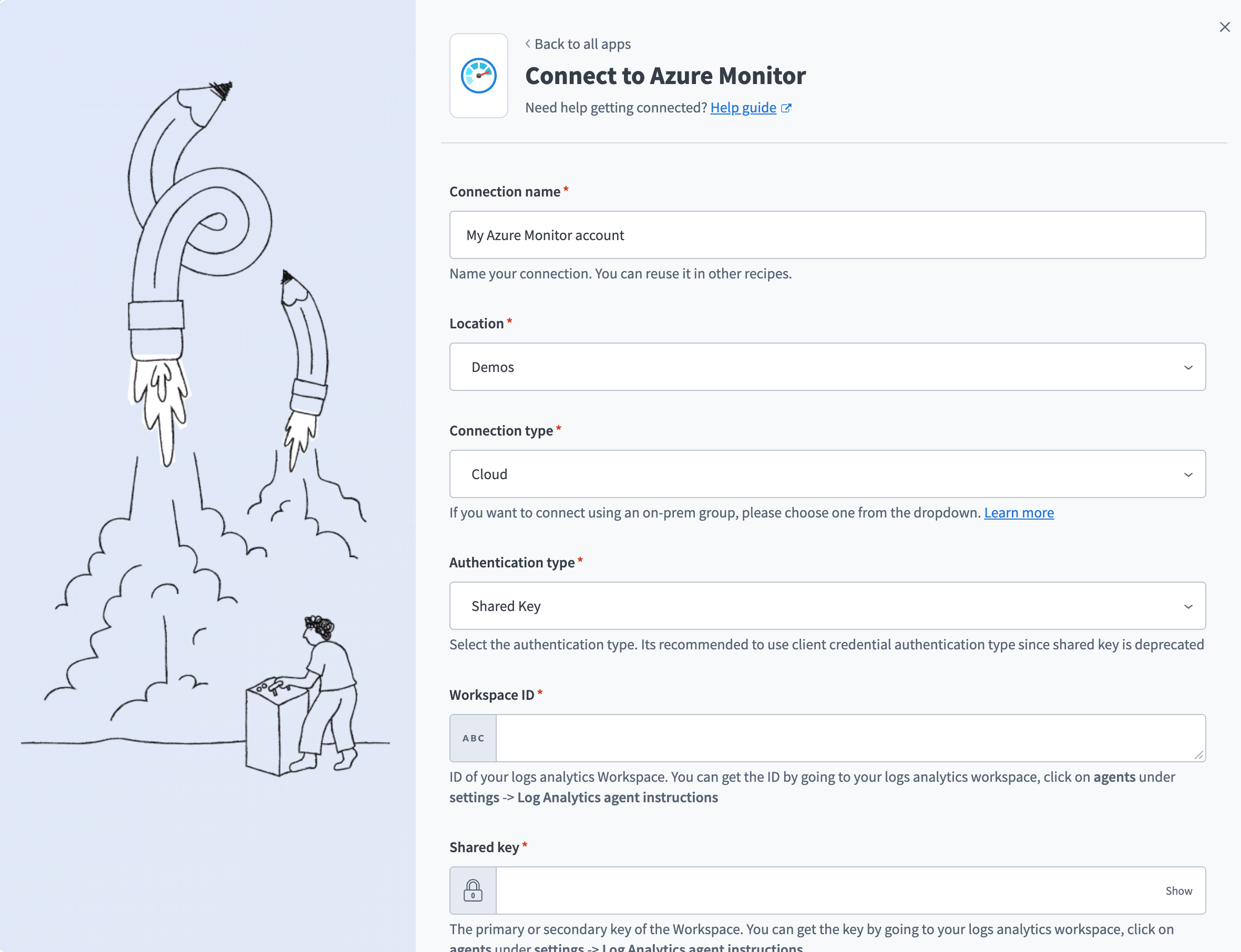 Connect to Azure Monitor