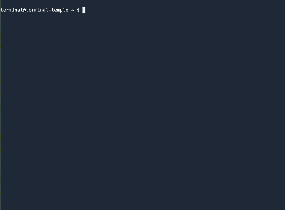 Run the command in your CLI